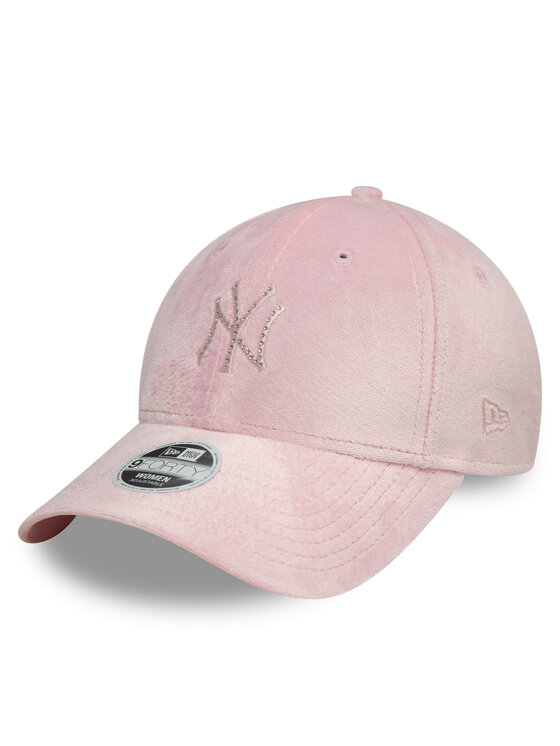 New Era Бейсболка New Era New York Yankees Diamante Velour 9Forty 60595353 Рожевий