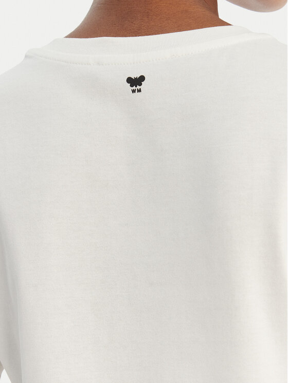Weekend Max Mara Weekend Max Mara Camiseta Pantera 2615971032 Blanco Regular Fit