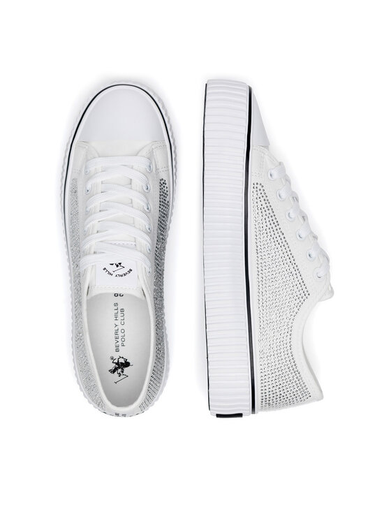 Beverly Hills Polo Club Plátenky Beverly Hills Polo Club BHPC058W Biela