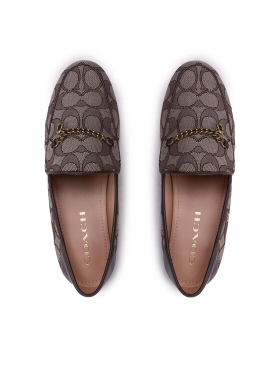 Coach Лофери Coach Hanna Textured Jacq CC888 Коричневий
