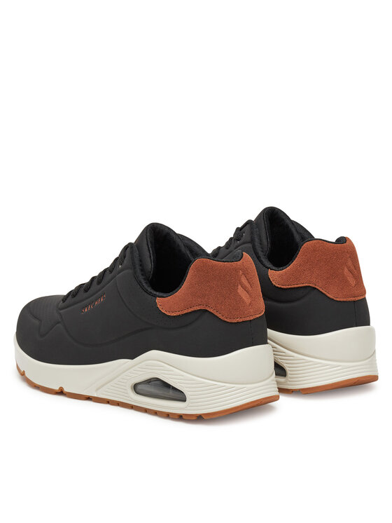 Sneakersy Skechers Uno - Suited On Air 183004/BLK Černá | Eobuv.cz