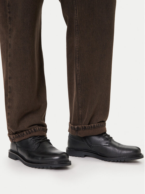 Bugatti Šnurovacia obuv Bugatti 325-ATE32-1000 Čierna