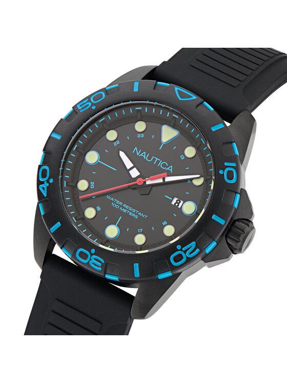 Nautica Hodinky Nautica NAPNRS404 Čierna