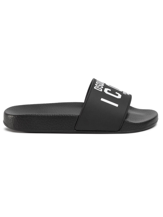 Dsquared2 Šlepetės Dsquared2 Slides FFW0006 17200001 2124 Juoda