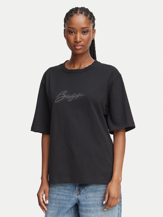 BOSS BOSS Camiseta Eregular 50571460 Negro Regular Fit
