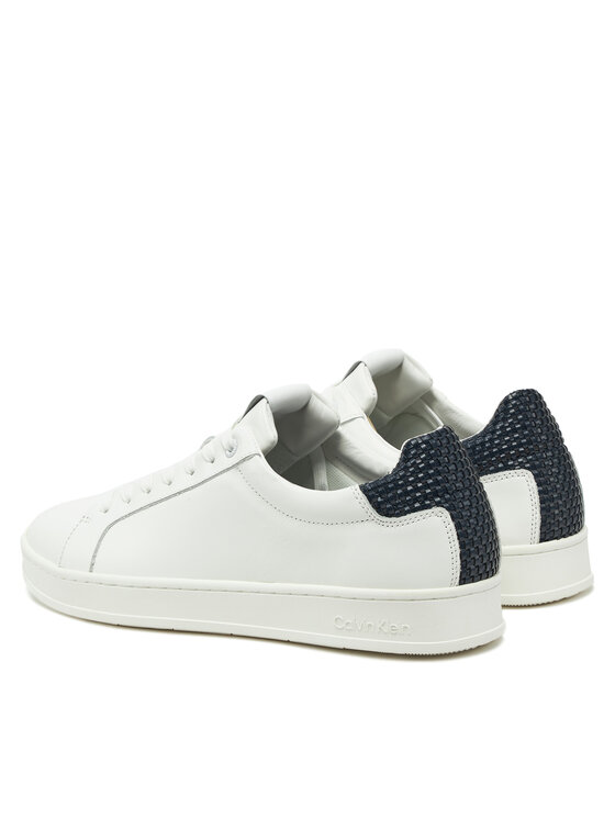 Calvin Klein Сникърси Calvin Klein Low Top Lace Up Woven HM0HM01767 Бял