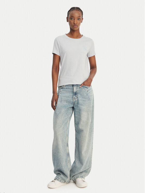 BOSS BOSS Футболка C_Elove_4 50559077 Блакитний Slim Fit
