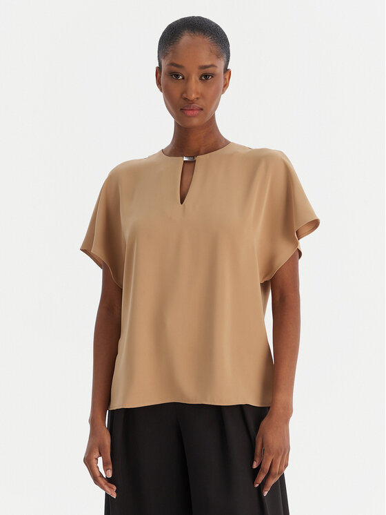 Calvin Klein Calvin Klein Palaidinė LV044E902G Smėlio Regular Fit
