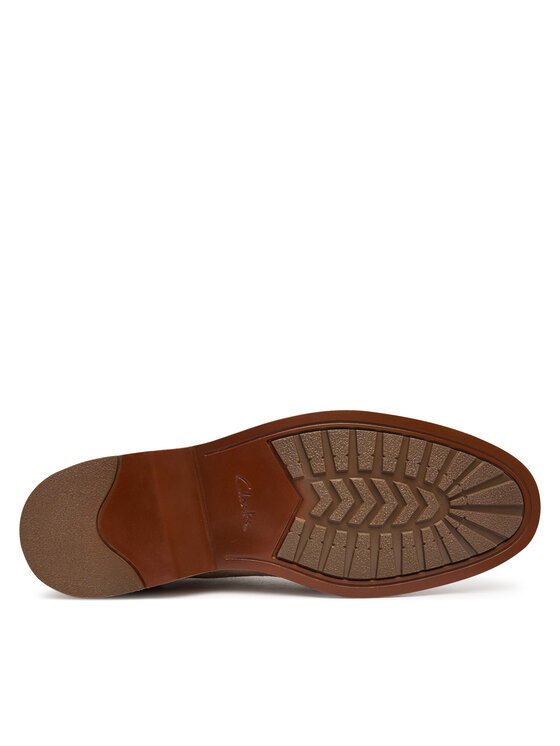 Clarks Туфлі Clarks Aldwin Lace 26186449 Сірий