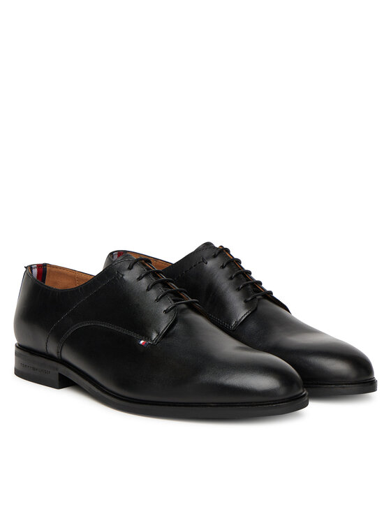 Tommy Hilfiger Īsi apavi Tommy Hilfiger Hilfiger Thunit FM0FM05533 Melns