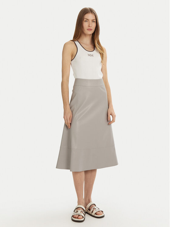 Max Mara Leisure Max Mara Leisure Топ Sax 2516941027 Білий Slim Fit