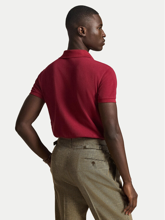Polo Ralph Lauren Polo Ralph Lauren Поло 710536856501 Темно-червоний Slim Fit