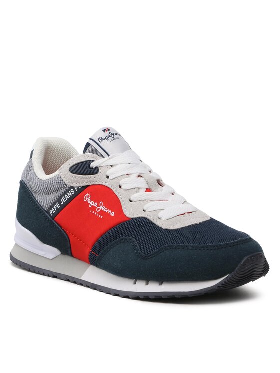 Pepe Jeans Снікерcи Pepe Jeans London B Brighton PBS30552 Cиній