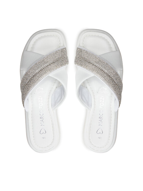 Marco Tozzi Šľapky Marco Tozzi 2-27123-42 Biela