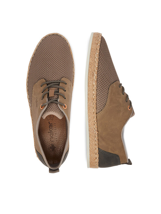 Rieker Espadrilės Rieker CEO-B2648-64 Tamsiai smėlinė
