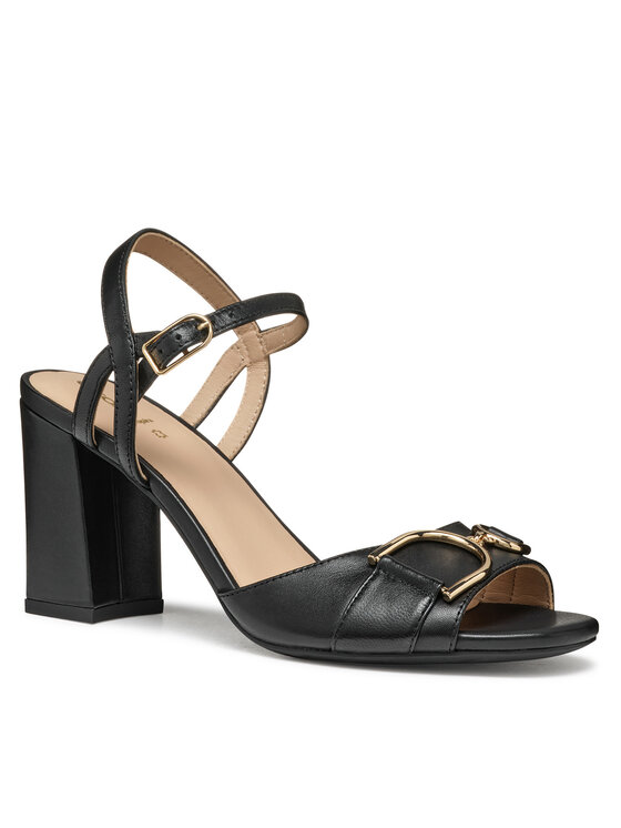 Geox Szandál Geox D New Eraklia 80 D55RPA 000TU C9999 Fekete