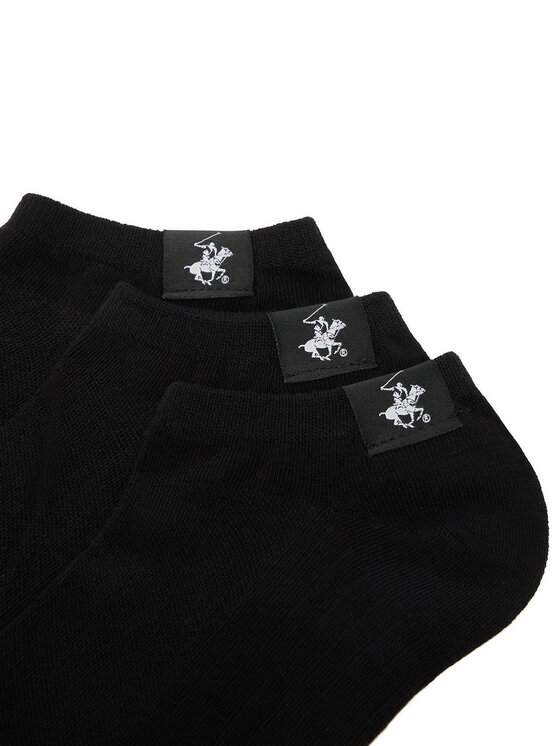 Beverly Hills Polo Club Duge čarape Beverly Hills Polo Club CEO_KR_BHPC_BREATH_S_SS2026_(3pack) Crna
