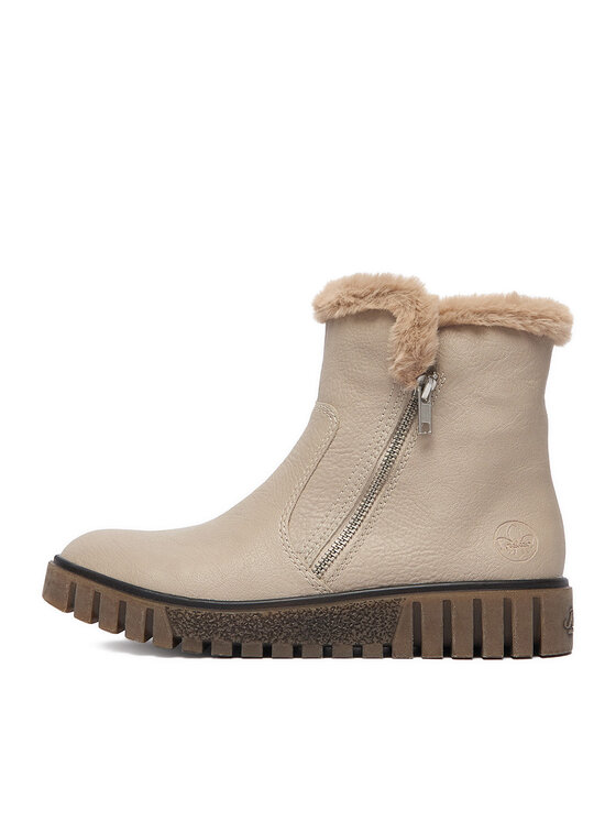 Rieker Škornji Rieker CEO-Y3481-60 Svetlo bež