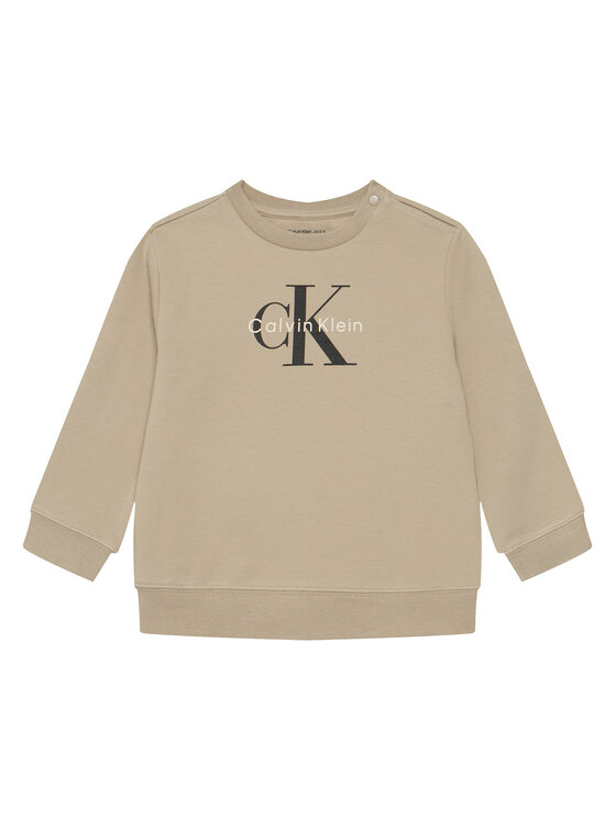 Calvin Klein Jeans Calvin Klein Jeans Pulóver, blúz és nadrág szett Monogram IN0IN00336 Bézs Regular Fit