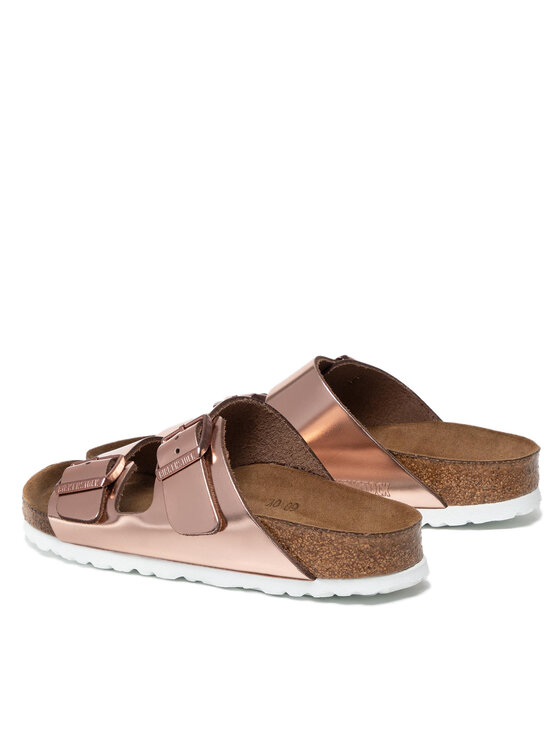 Birkenstock Шльопанці Birkenstock Arizona Metallic 0952093 Рожевий