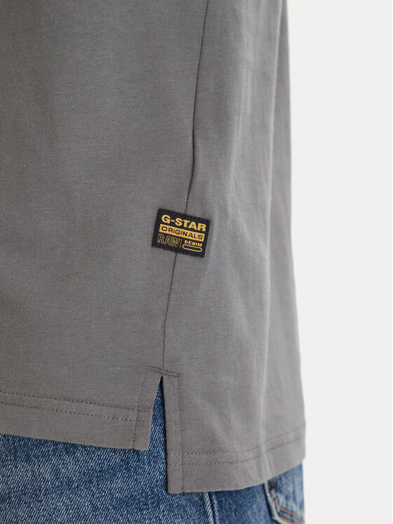 G-STAR G-Star Raw Футболка Nifous D24449-336 Сірий Regular Fit