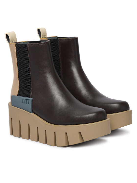 United Nude Bokacsizma United Nude Grip Chelsea LO V 1103216116 Sötétbarna