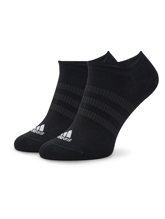 adidas Pėdutės adidas Thin and Light No-Show Socks 3 Pairs IC1327 Juoda