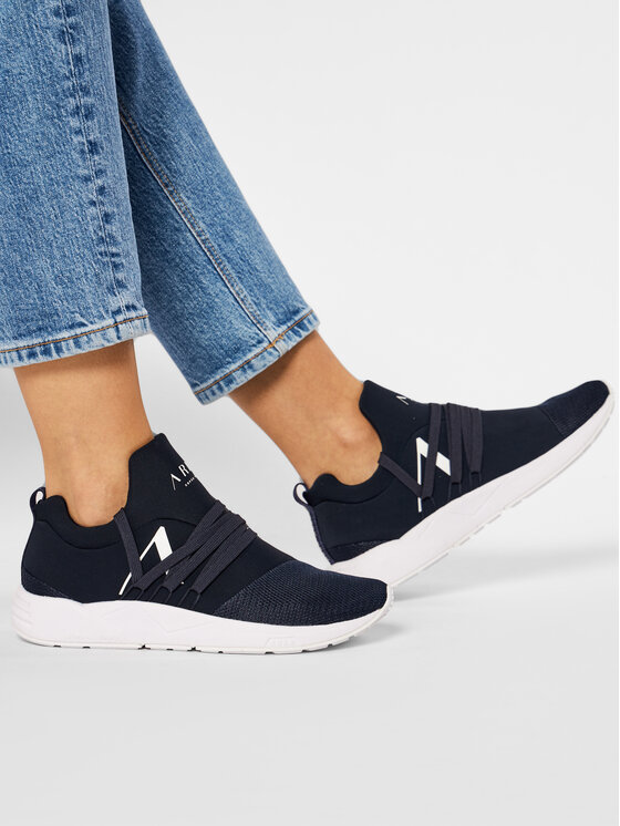 ARKK Copenhagen Sneakersy ARKK Copenhagen Raven Mesh S-E15 EL1421-5210-W Tmavomodrá