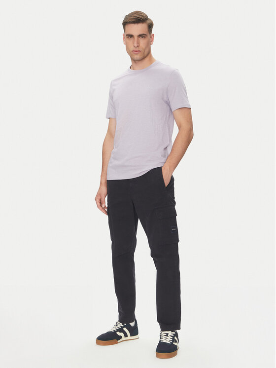 BOSS BOSS Футболка Tegood 50508243 Фіолетовий Regular Fit