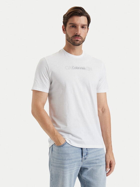 Calvin Klein Calvin Klein Camiseta LV04LH802G Blanco Regular Fit
