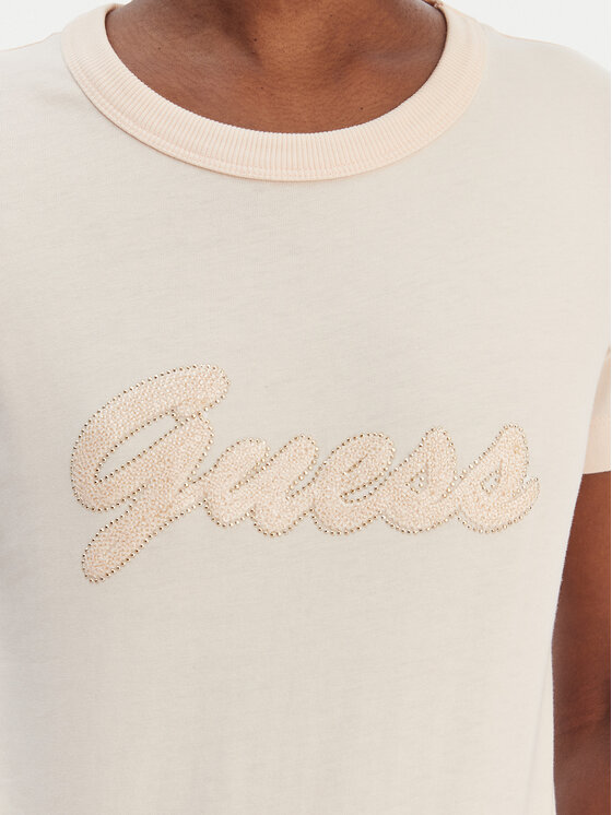 Guess Guess Camiseta W6GI08 K3023 Naranja Regular Fit