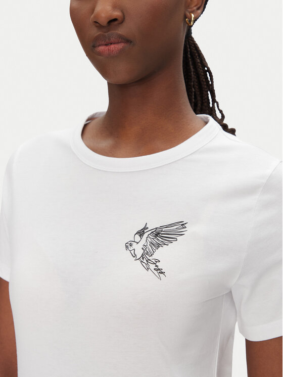 BOSS BOSS T-shirt C_Elogo_21 50540260 Bijela Slim Fit