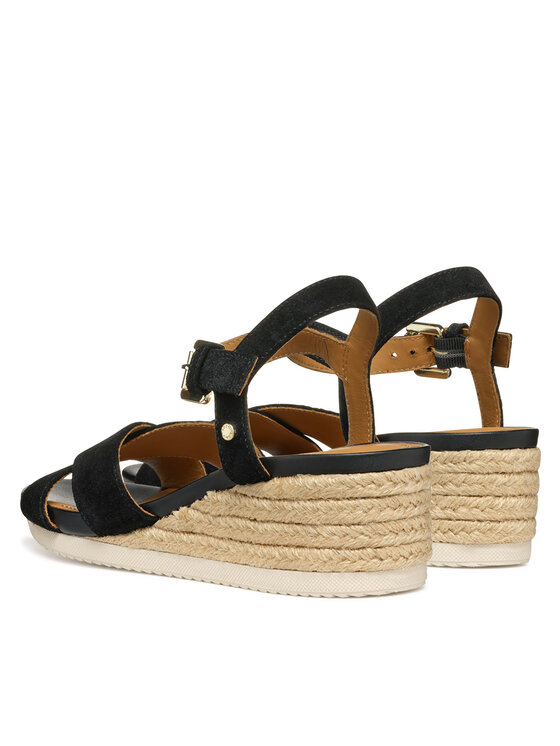 Geox Espadrilles Geox D Ischia Corda D55HHB 00020 C9999 Fekete