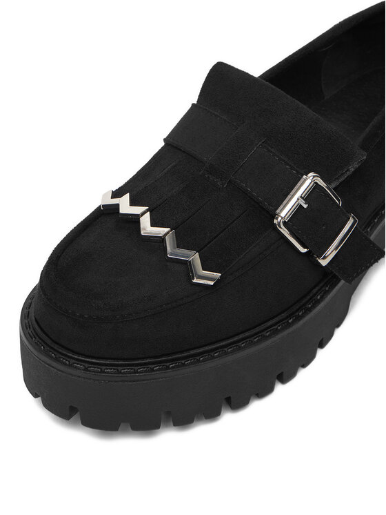 DeeZee Loafersy DeeZee CEO-HY6688001-1 Černá
