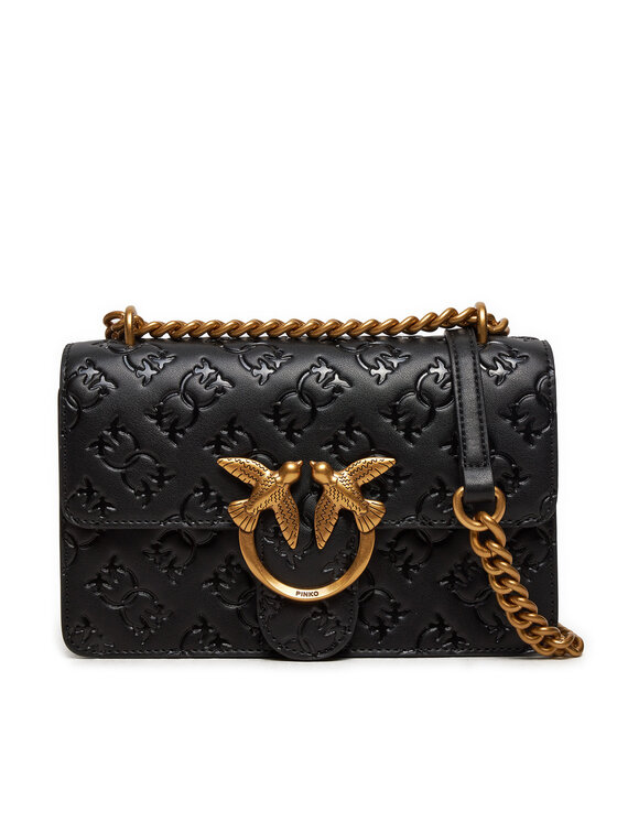PINKO Geantă Pinko Love One Mini Dc AI 24-25 PLTT 100074 A1YB Negru