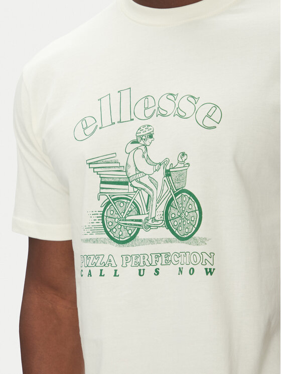 Ellesse Ellesse T-shirt Mellino SHZ21848 Bijela Regular Fit