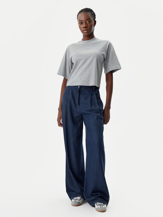 PINKO PINKO T-Shirt 104604 A2F8 I42 Γκρι Regular Fit
