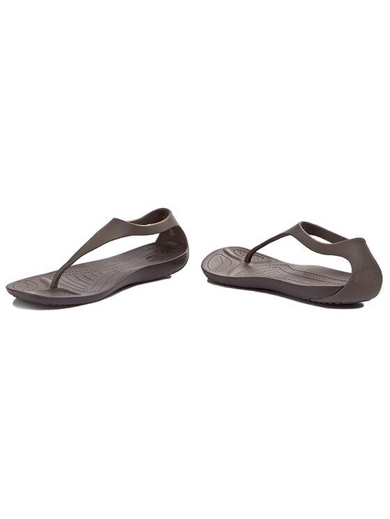 Crocs Sandále Crocs Sexi Flip Women 11354 Hnedá