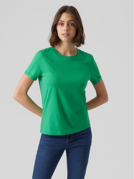 Vero Moda Vero Moda Camiseta 10243889 Verde Regular Fit