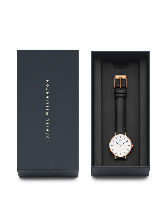 Daniel Wellington Hodinky Daniel Wellington Petite Roman Numerals Shieffield DW00100683 Černá