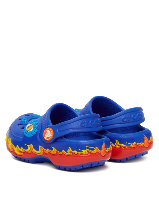 Crocs Шльопанці Crocs Toddler Classic IAM Dragon Lights Clog 212510 Голубий