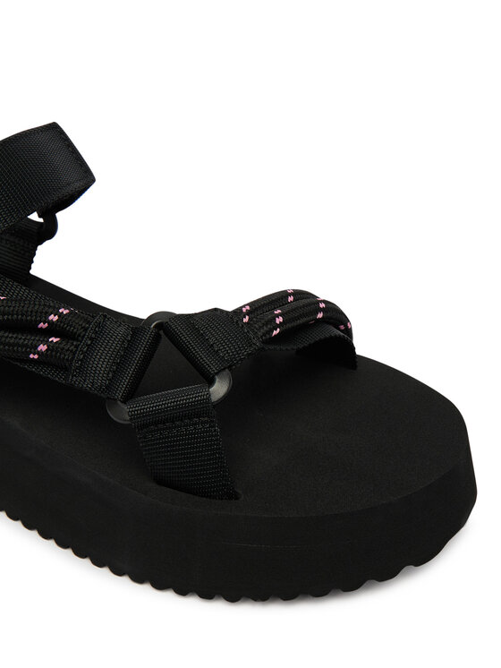 Tommy Jeans Sandale Tommy Jeans Tjw Eva Rope Sandal EN0EN02970 Crna