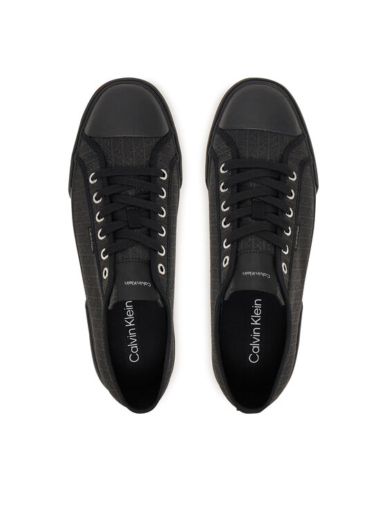 Calvin Klein Кецове Calvin Klein Vulc Laceup Cv Aop HM0HM02122 Черен