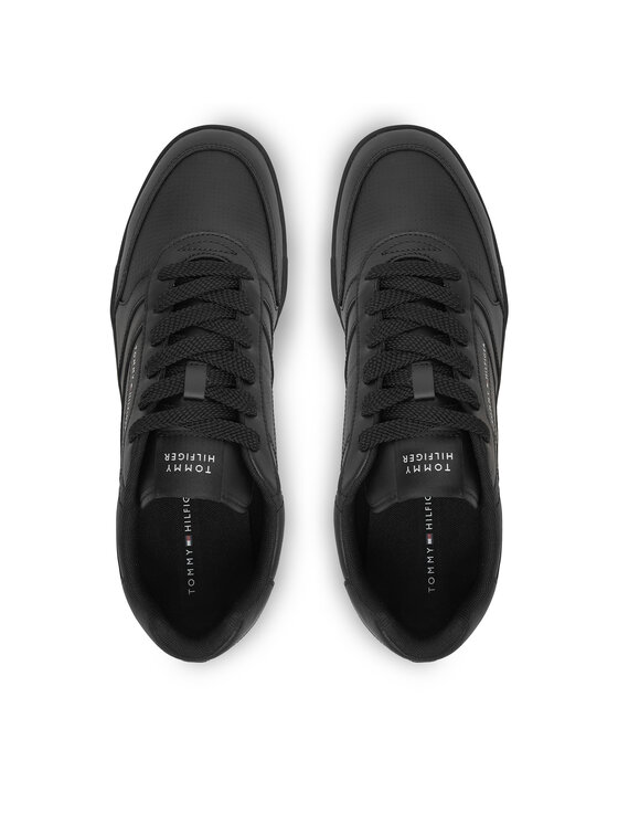 Tommy Hilfiger Sneakersy Tommy Hilfiger Lopro Cup Leather FM0FM05677 Černá