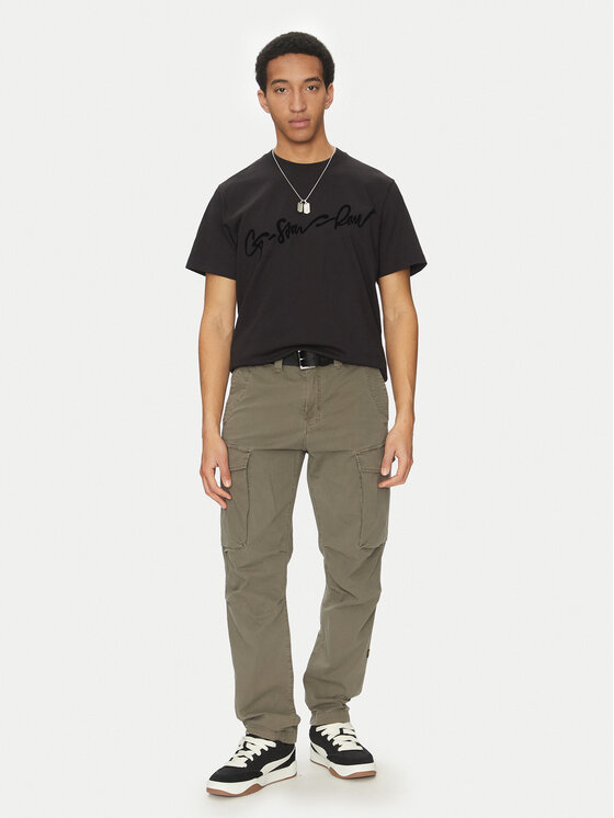 G-STAR G-Star Raw Футболка Floock G-Script D25148-C784 Чорний Regular Fit