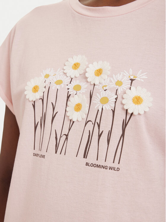 ONLY ONLY Camiseta Jany 15372108 Rosa claro Regular Fit