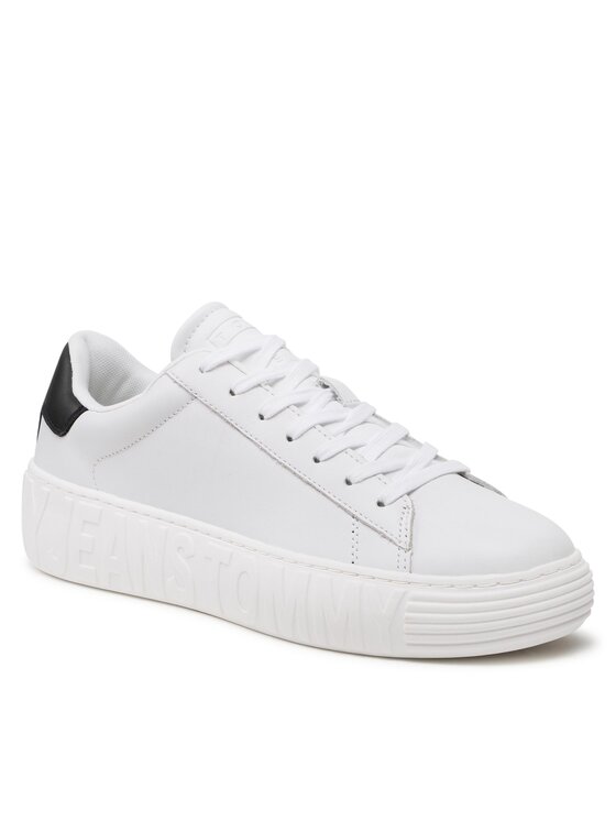 Tommy Jeans Zapatillas Tommy Jeans Leather Outsole EM0EM01159 Blanco