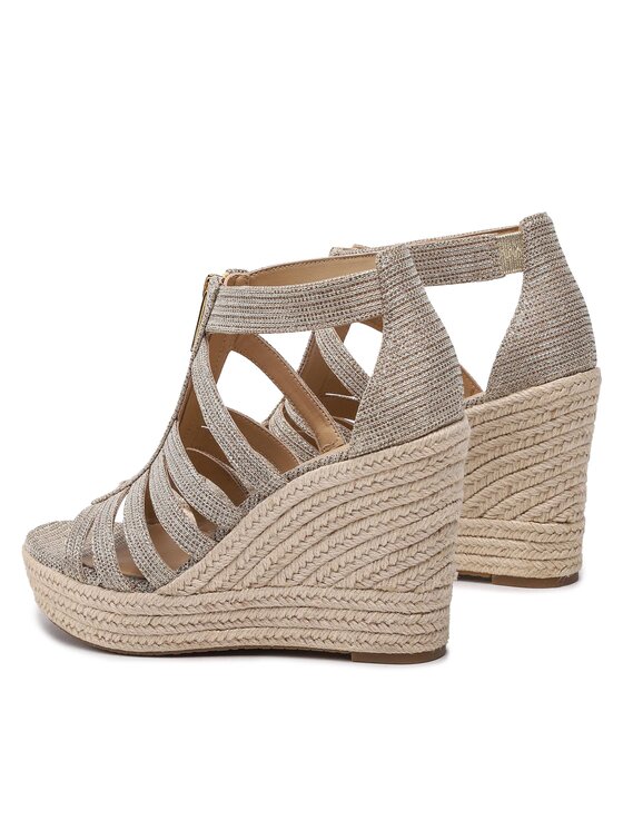 MICHAEL Michael Kors Еспадрильї MICHAEL Michael Kors Bradley Wedge 40S3BYMS3D Золотий