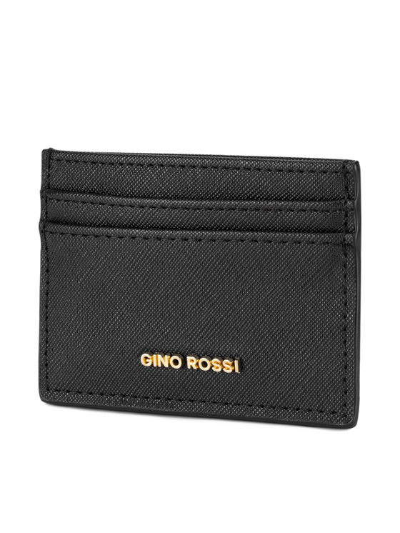 GINO ROSSI Etui za kreditne kartice GINO ROSSI QYL0023 Crna