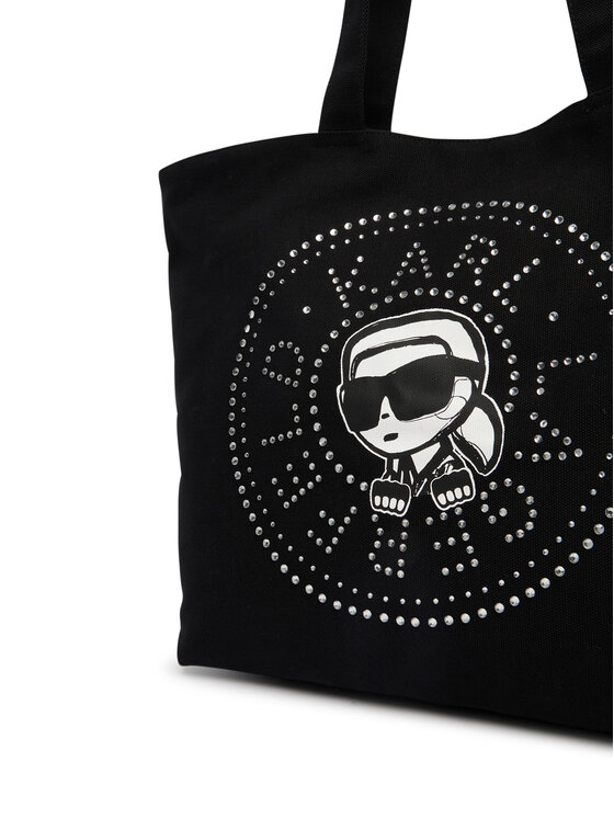 KARL LAGERFELD Kabelka KARL LAGERFELD B2W50030 Čierna